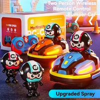 RC Battle Bumper Car Toy for Toddler Boy Girl Catapult Robot Karting Toy with Music Light RC Battle Game for Kids Family Battles 2