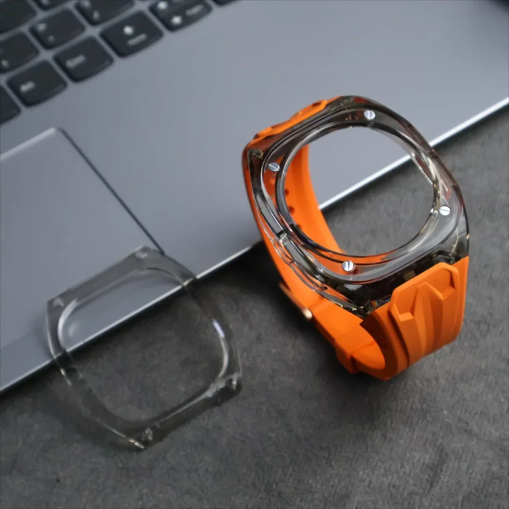 Watch Accessories Watch Case Watch Protective Case For Samsung Galaxy Watch Ultra Case Strap Rambo Richard Modified Transparent One for Samsung Galaxy Watch 47MM TPU band