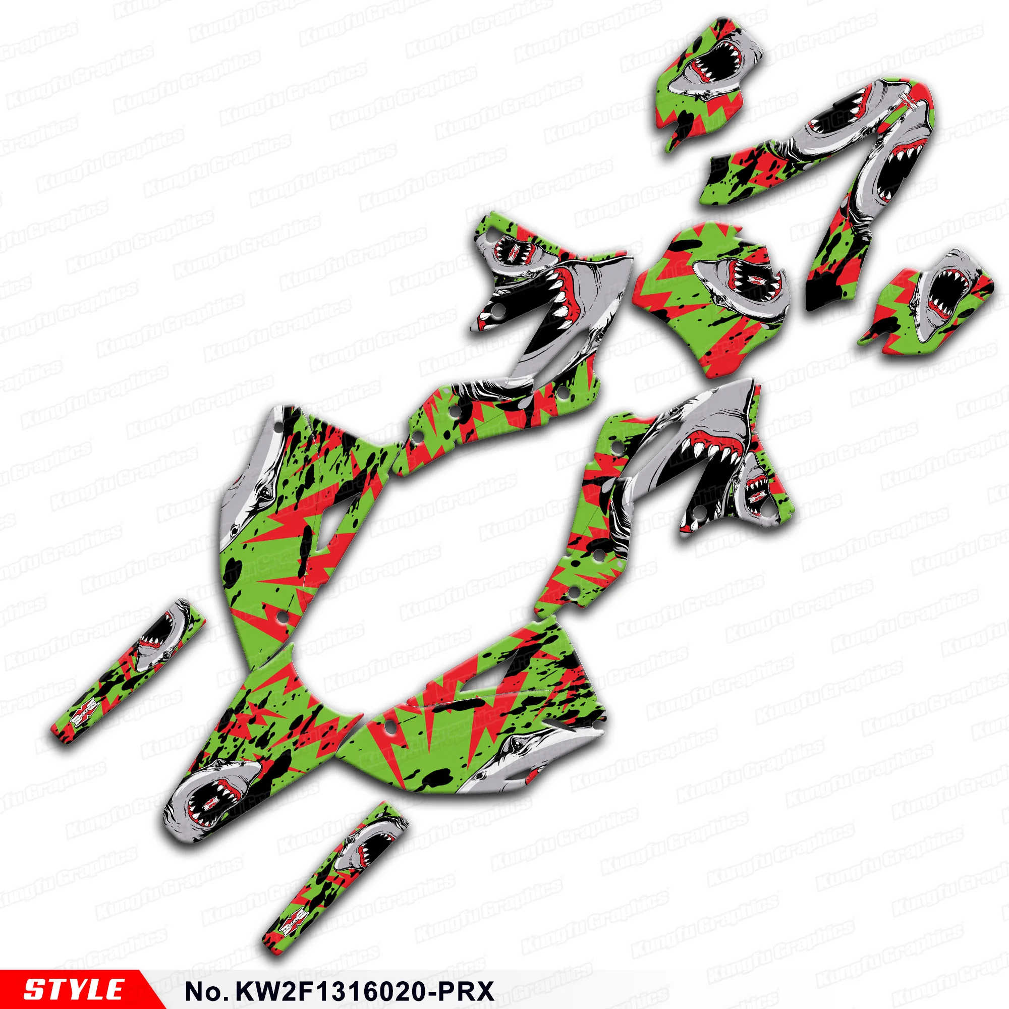 

Наклейки на мотоцикл, клейкие наклейки для Kawasaki KX250F KX250 F 2013 2014 2015 2016, KW2F1316020-PRX