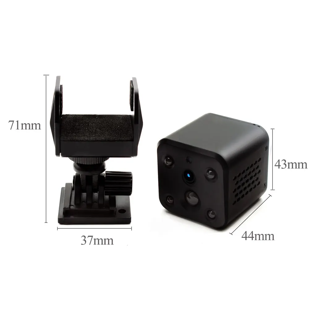 Security Camera 4MP Mini Camera WIFI IR Night Vision Human Motion Detection Alarm Surveillance Built-in 3000mAh Battery Security Protection