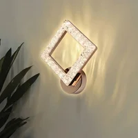 Lampe de chevet chambre décoration nouveau maître salon escalier moderne simple fond allée applique murale 6