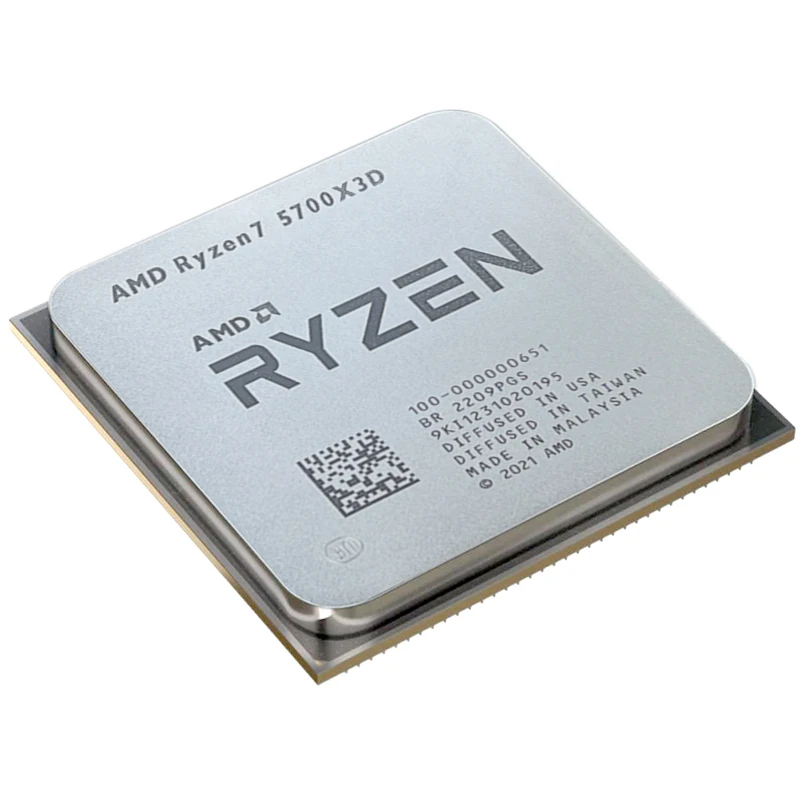 AMD New R7 5700X3D Ryzen 7 5700X3D 4.1 GHz 8-Core 16-Thread