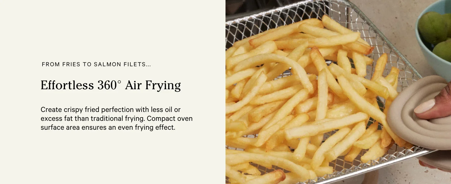 air fryer toaster oven roast bake meals healthier toast functions stainless steel easy baking quick