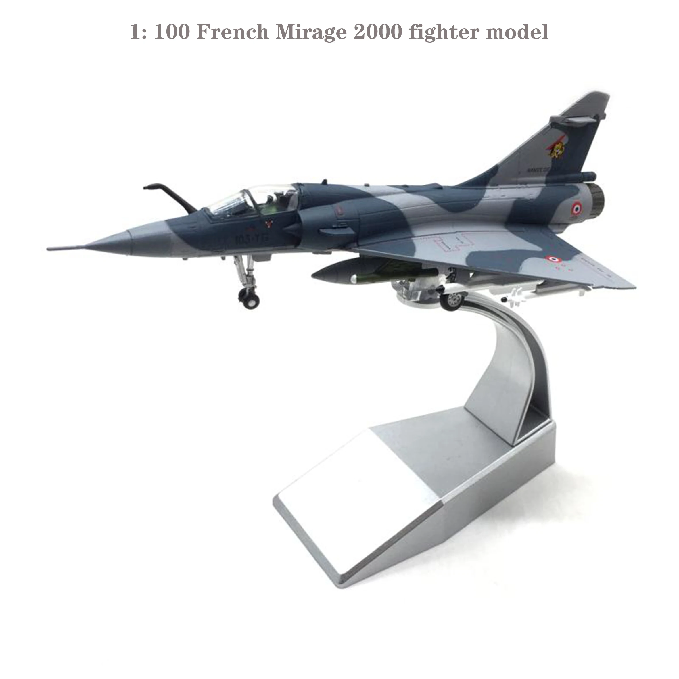 

1: 100 French Mirage 2000 fighter model Alloy finished aircraft model