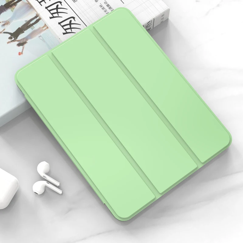 Premium PU Leather Tri-Folding Magnetic Tablet Case Cover