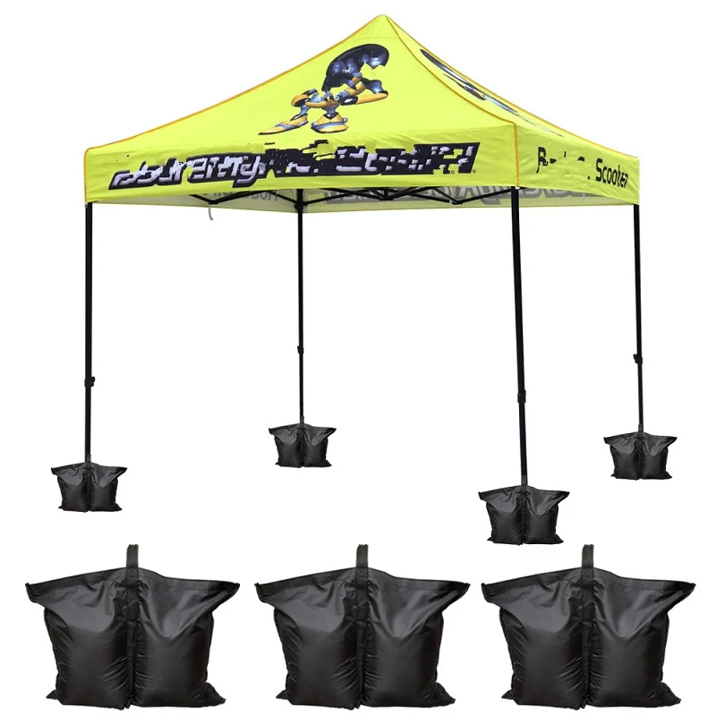 

4pcs 50*30CM Outdoor Camping Tent Sand Bag Canopy Weights SandBag 420D Oxford Windproof Fixing sandbag Tents Legging Accessories