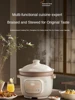 220V 5L Smart Multi Cooker with Ceramic Inner Pot, Perfect for Stews, Soups, and Roasts Household Slow Stewer 2