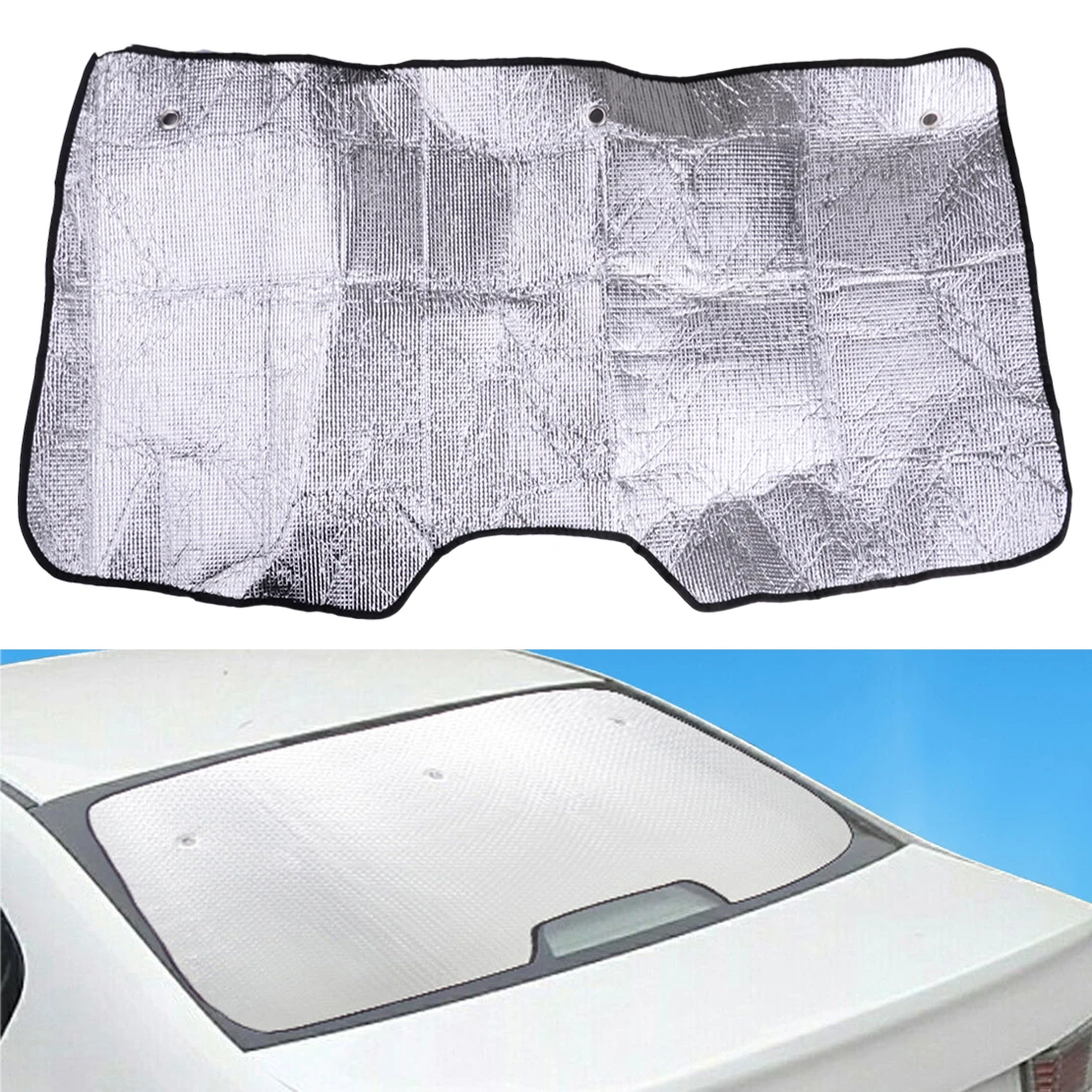 

Серебристое заднее стекло, солнцезащитный козырек для защиты от ультрафиолета, подходит для Honda Civic Sedan 2015 2014 2013 2012