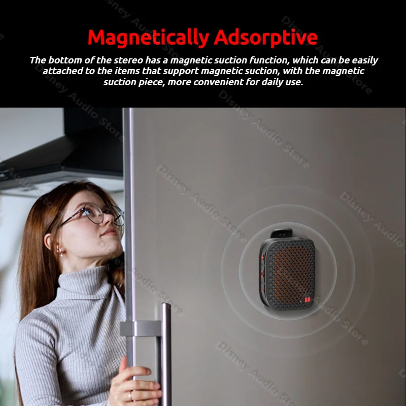 モンスターポータブルBluetoothスピーカー,磁気クリップオン