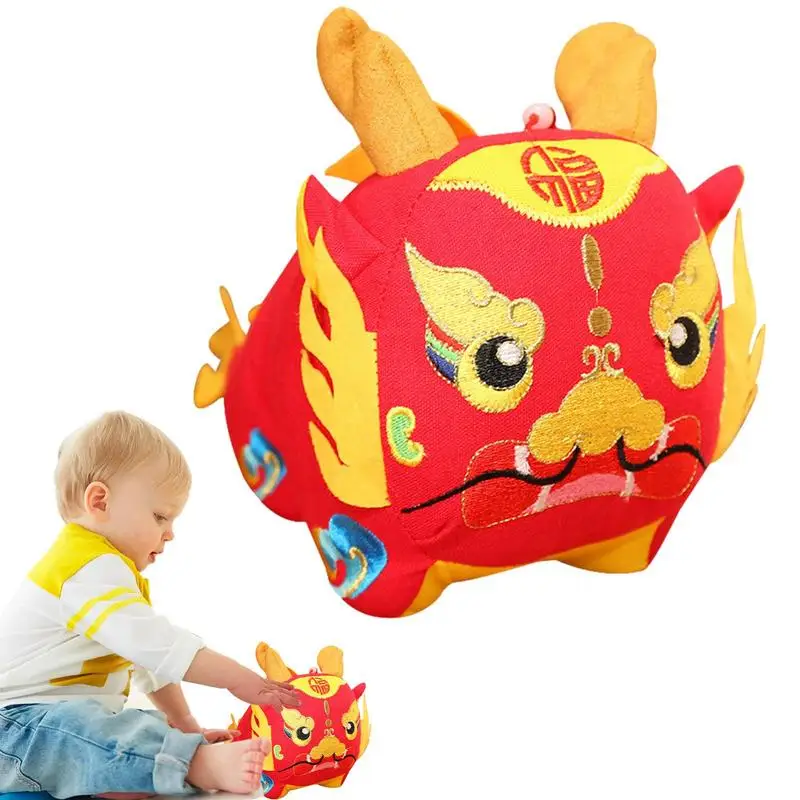 

Chinese Dragon Plush Doll Cartoon Zodiac New Year Doll Mascot Pendant Stuffed Animal Toy Dragon Plush Toy Chinese Year Decor