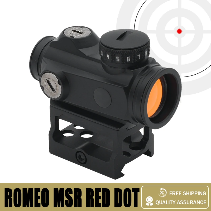

ROMEO-MSR 2MOA Sealed Compact Red Dot Reflex sight w/ 1.41” Absolute co-witness Mount with Full Original Markings