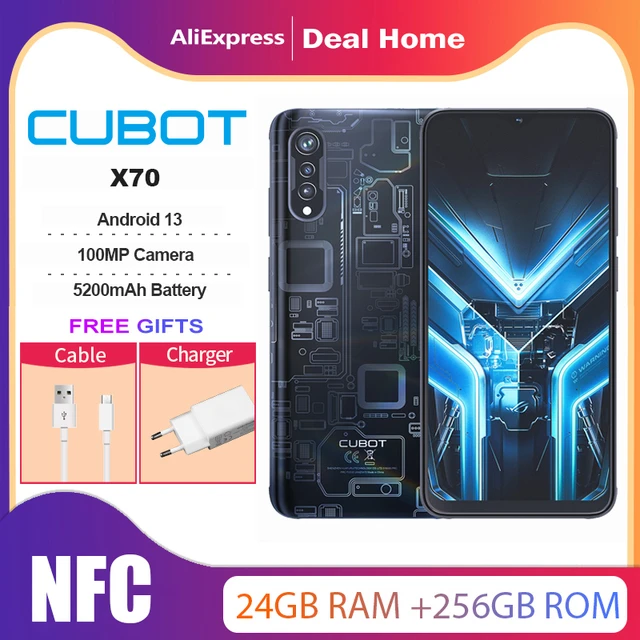 Cubot X70 Smartphone 6.583 Screen 120Hz Refresh Rate Helio G99 Android 13  24GB+256GB 5200mAh Battery 100MP Camera Mobile Phone - AliExpress