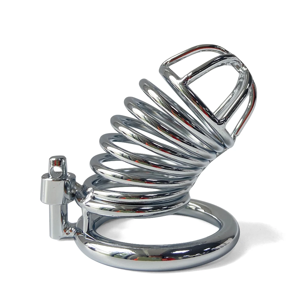 Male Chastity Device Cock Cage Penis Sleeve Erotic Urethral Lock Ring Adult Sex Toys For Men penis chastity cage chastity lock sex toy