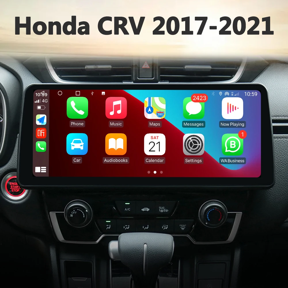 

Eunavi 2 Din Android Auto Radio For Honda CRV CR-V 2017 - 2021 Car Multimedia Player 2din 4G Carplay Stereo Video GPS
