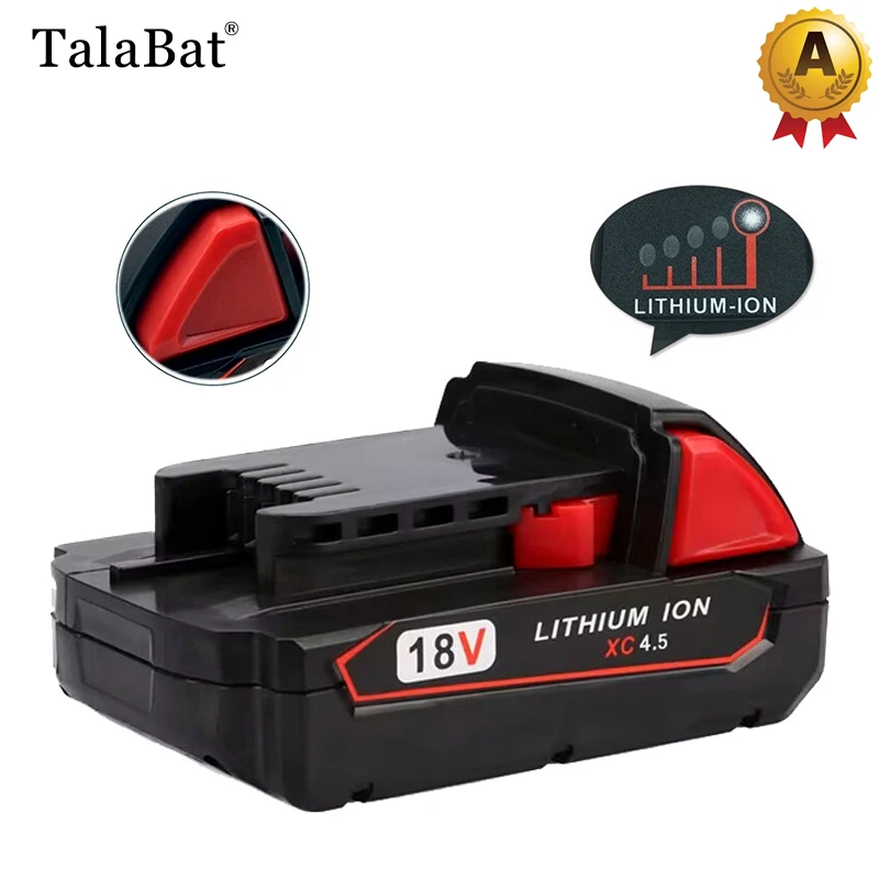 

Rechargeable Batteries 18V 4.5Ah For M18 XC Lithium Battery M18BH M18B M18B2 M18B4 Battery Pack