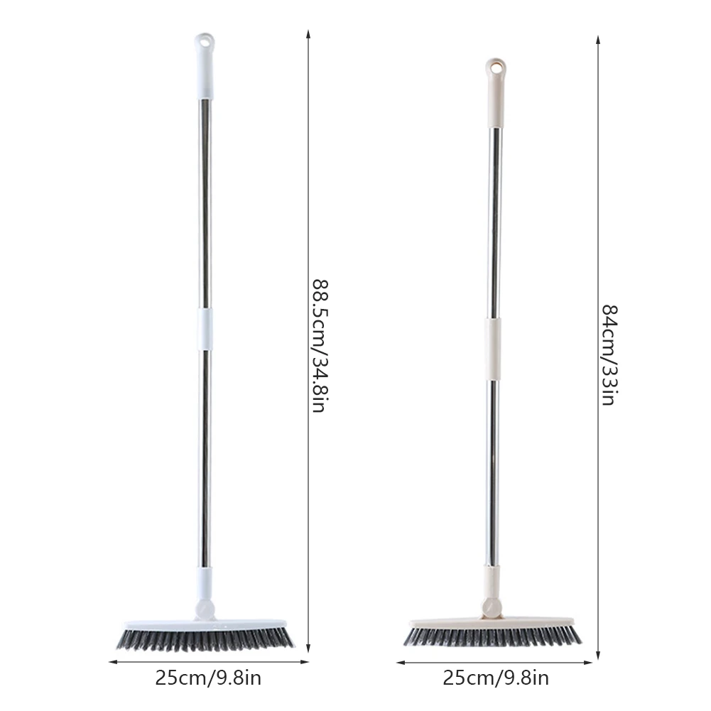 Bathroom Floor Brush Long Handle Scrubber Floor Corners Window Line Cleaning Scrub Hard Bristle Scrub Brush For Floor Crevice 6