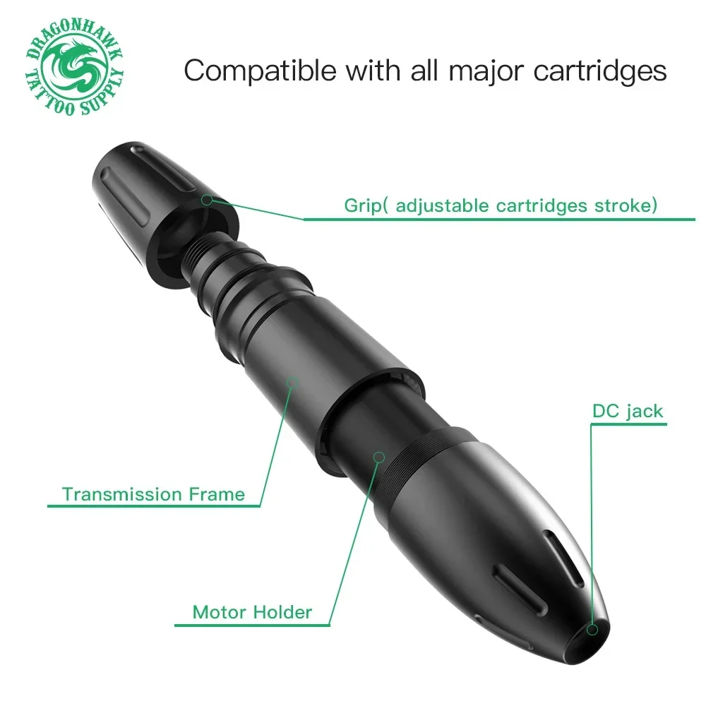 Tattoo Pen Supplies Machine Kit for Cartridge Needles