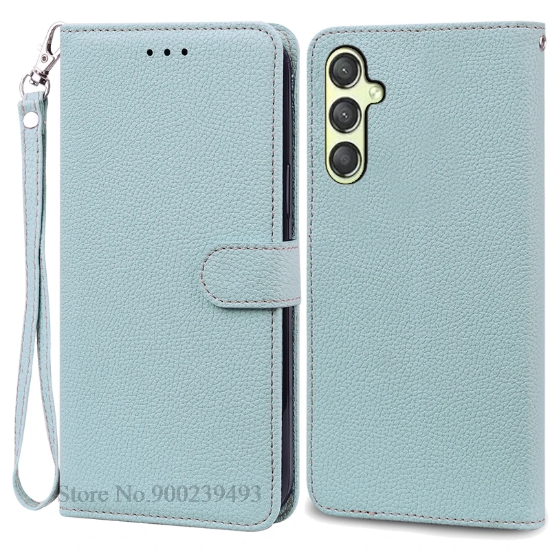 Soft Silicone Leather Flip Wallet Phone Case in Classic Book Style