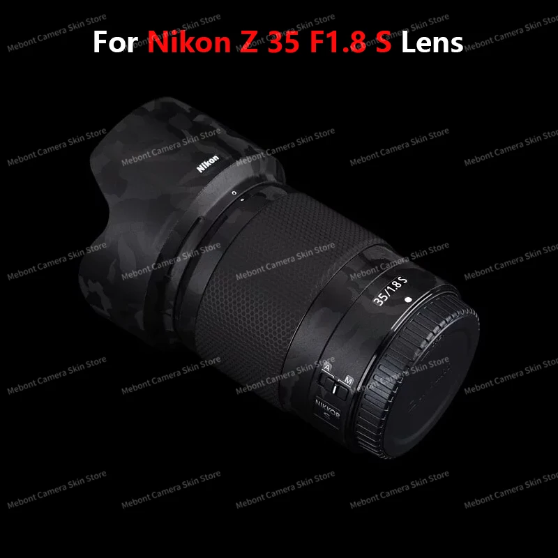 

Для Nikon 35 мм чехол для объектива Z 35 мм F/1,8 S Защитная Наклейка против царапин пленка зеленая пленка