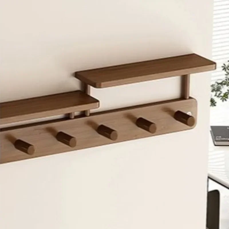 Bamboo Wall Clothes Hanger Creative Simple Luxury Wall Hanging Coat Rack Bedroom Clothes Storage Living Room Home Furniture Clothes rack