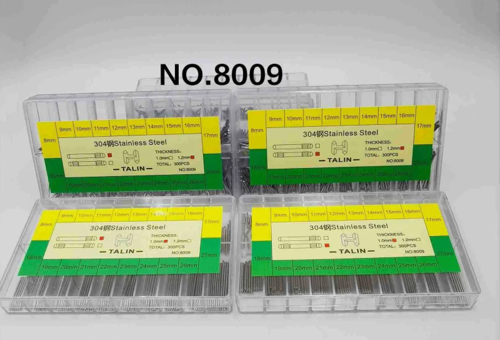 Totalof300pcsStainlessSteelSingleDoubleKnurledPinsReplacement