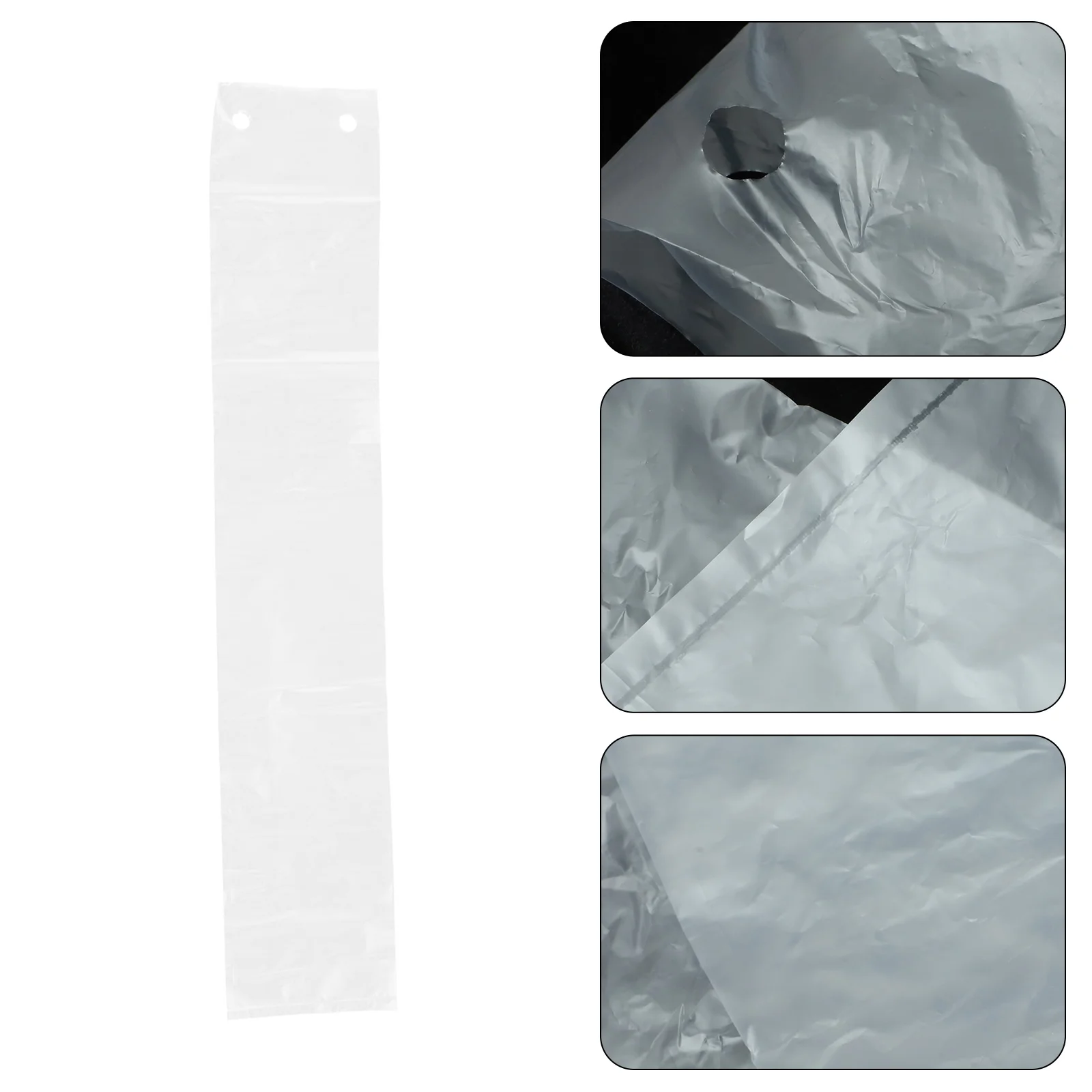 

200 Pcs Disposable Umbrella Bag Plastic Film for Long Handle Clear Stand Containers Big