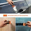 Razor Blade Scraper Double Edge Razor Scraper Remover Tool with Razor Blades for Labels Stickers Decals Squeegee Knife 6