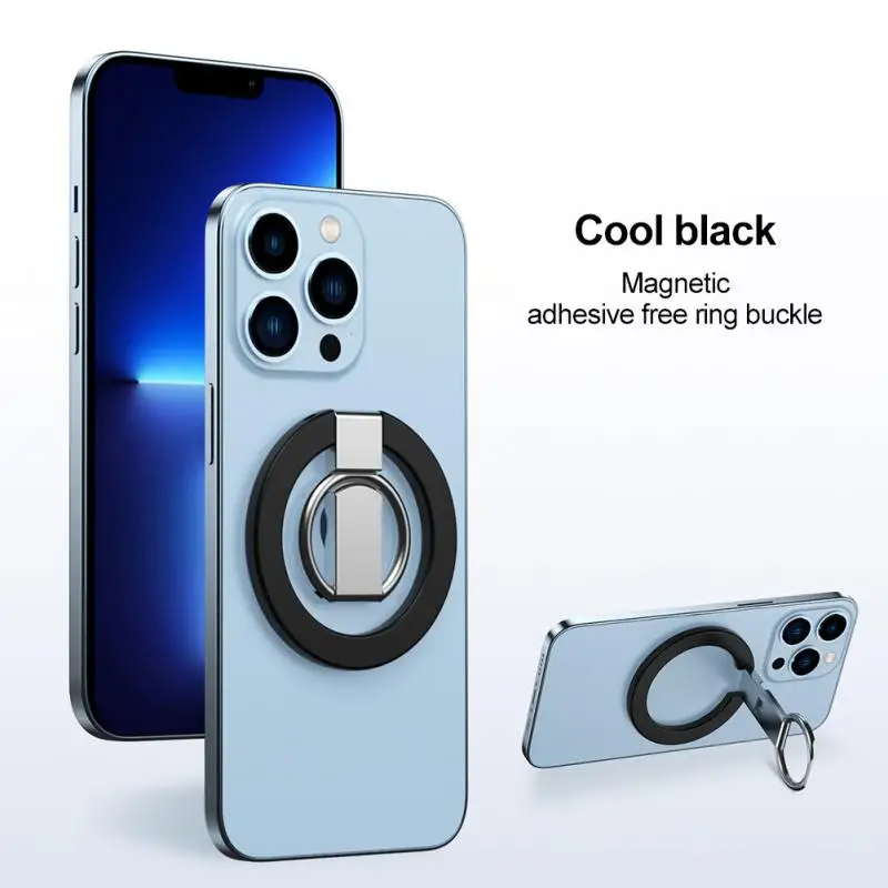 

Mobile Phone Ring Holder Cell Phone Stand 360 Degree Rotation Adjustable Foldable Bracket Universal Finger Mount Support Stand