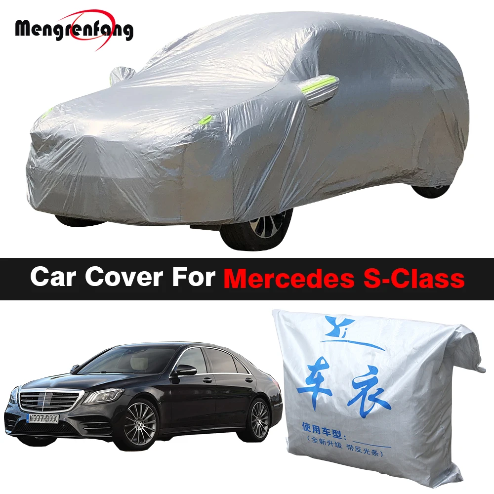Full Car Cover Anti-UV Sun Snow Rain Protection Auto Cover For Mercedes Benz  S-Class S350 S400 S400L S430 S450 S450L S500 S500L - AliExpress