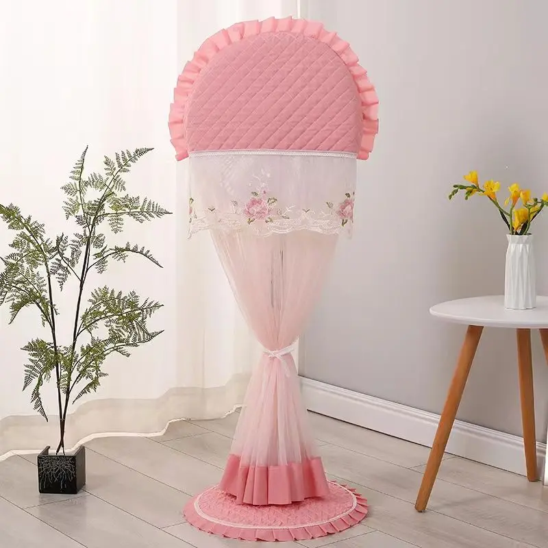 Household Electric Fan Cover Cotton Fabric Cloth Fan Cover Floor Type Protective Dustproof ZE849