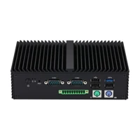Qotom Q10922X Fanless Mini PC N100,Quad core,AES-NI 5 Serial port,7USB2.0,USB3.0,GPIO 2PS2 VGA Firewall Mini PC 1