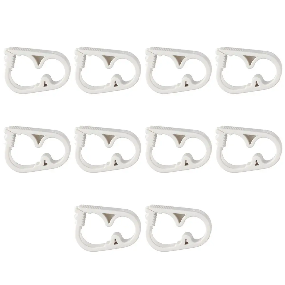10PCS Plastic Tubing Clamps 6~12mm/1/4"~1/2" Flow Control Hose Clamp Laboratory Pinch Valve Infusion Bottle
