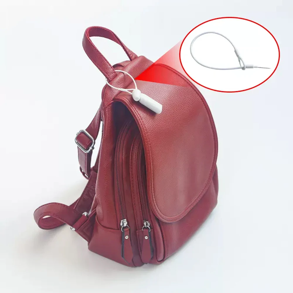 盗難防止バッグ用ストラップ,17cm,吊り下げ用スチールワイヤー