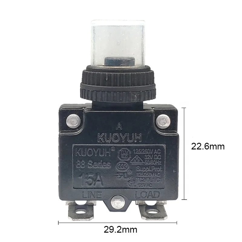 15a interruptor termico do disjuntor da serie 01