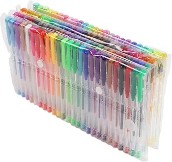 100/5 pièces ensemble de stylos Gel 100 stylos Gel colorés pour livres de coloriage dessin Doodle artisanat Scrapbooks journal planificateur fournitures scolaires