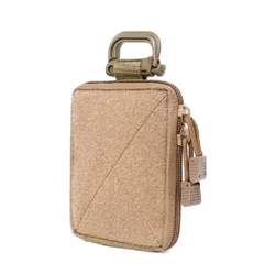 Compact Outdoor Tactical Waist Pouch - Portable EDC Gear Bag for Hunting, Camping & Hiking (Khaki)