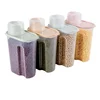 1.9L-2.5L Food Storage Box Sealed Jar Can For Kitchen Grain Dried Fruit Snack Cereal Dispenser With Pour Lid Plastic Container 1