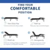 Adjustable Bed Base Frame,Electric Bed with Head and Foot Incline, Soft Cover & Zero Gravity & Wireless Remote with Backlight 3