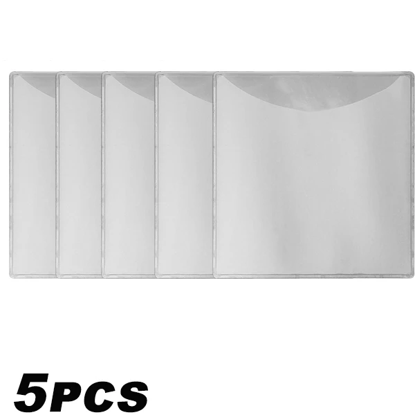 Transparent Adhesive Car Windshield Card Holder Set