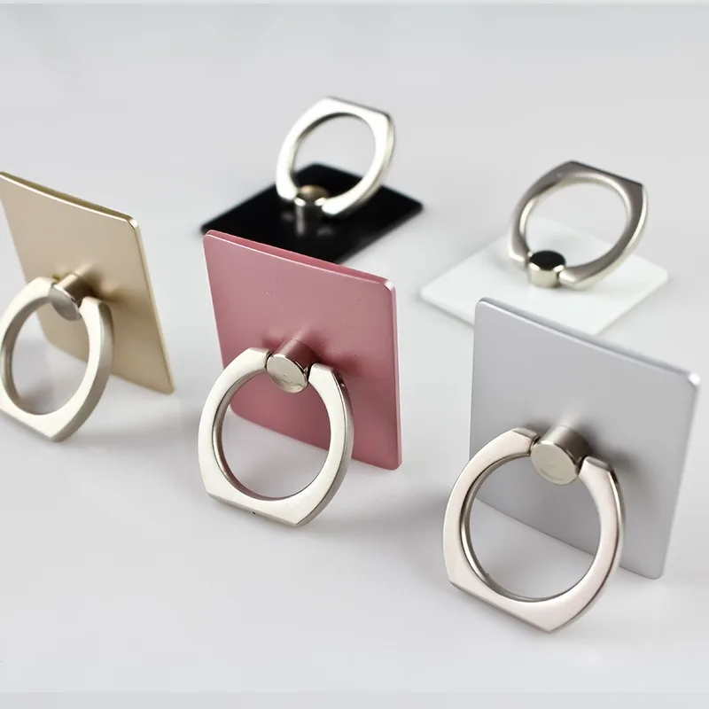 Finger Ring Mobile Phone Smartphone Stand Holder Cell Smart Phone Ring Transparent Holder Socket Stand