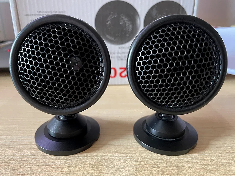 Audio Base Aluminium Metal Tweeter Speaker Boxes Install Set for Car