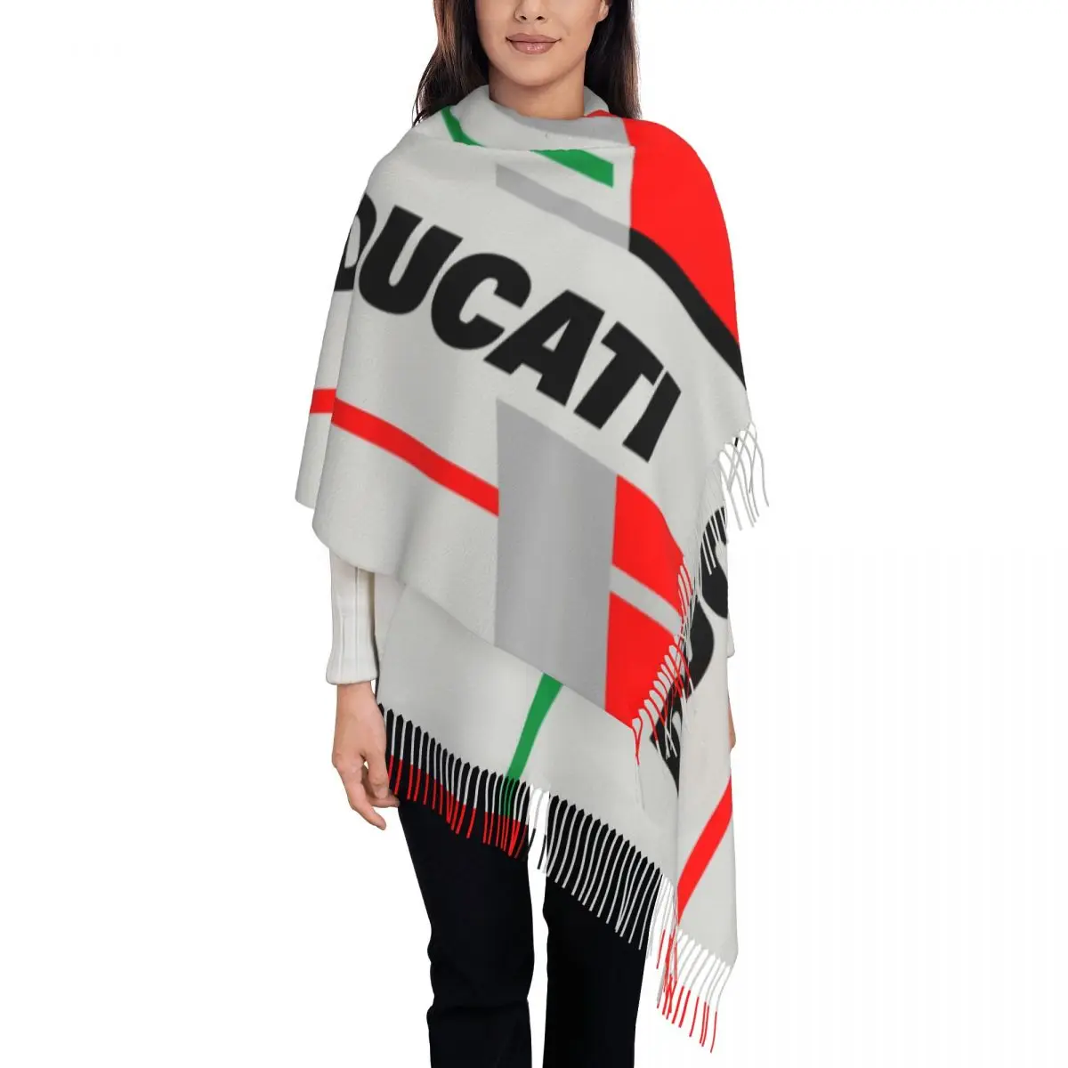 

Шарф с принтом на заказ, унисекс