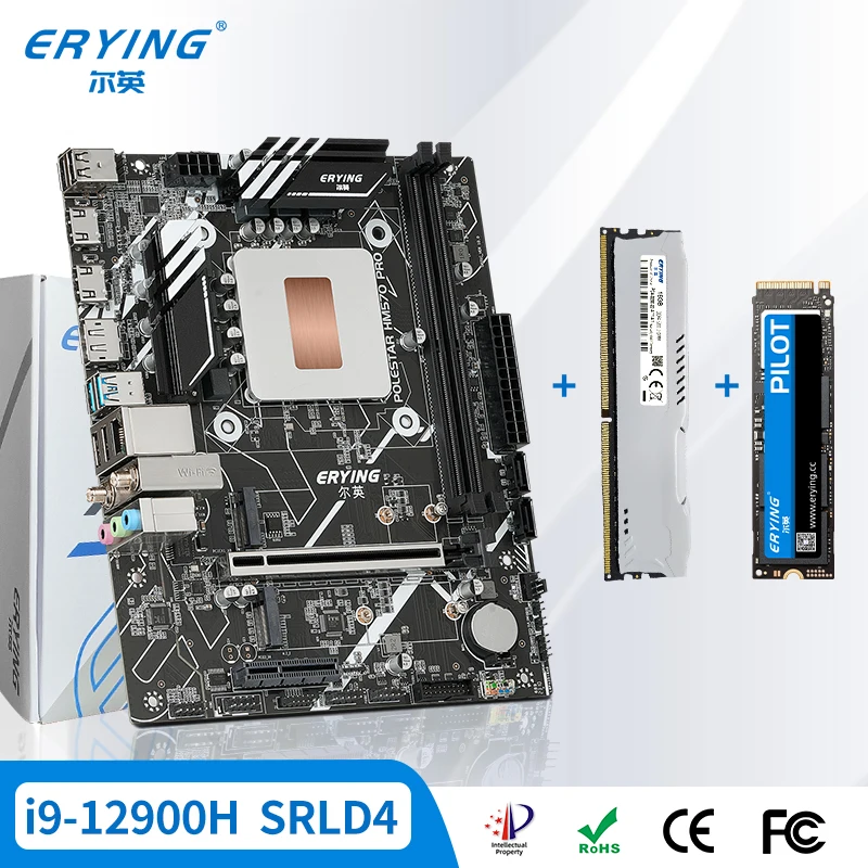 ERYING Gaming PC Motherboard with Onboard CPU Core i9 Kit Core SRLD4 i9