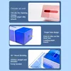 Creative Transparent Acrylic Tissue Box Living Room Paper Box Holder Simple Coffee Table Napkin Storage Box Decorative Ornament 3