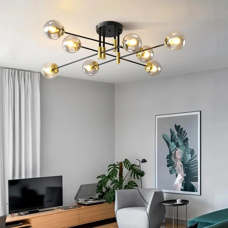 

Декоративные люстры в скандинавском стиле для умного дома, декоративные подвесные светильники для гостиной, комнатное освещение, светодиодные светильники для столовой