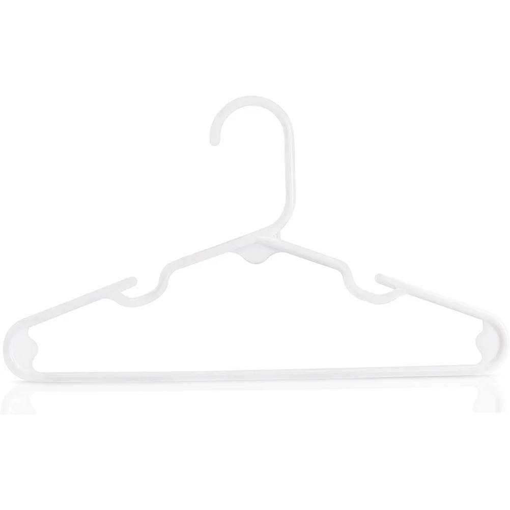 

20 Pcs Easy to Pick Clothes Hangers White Fashion Wardrobe Household for Clothing Shops Kids