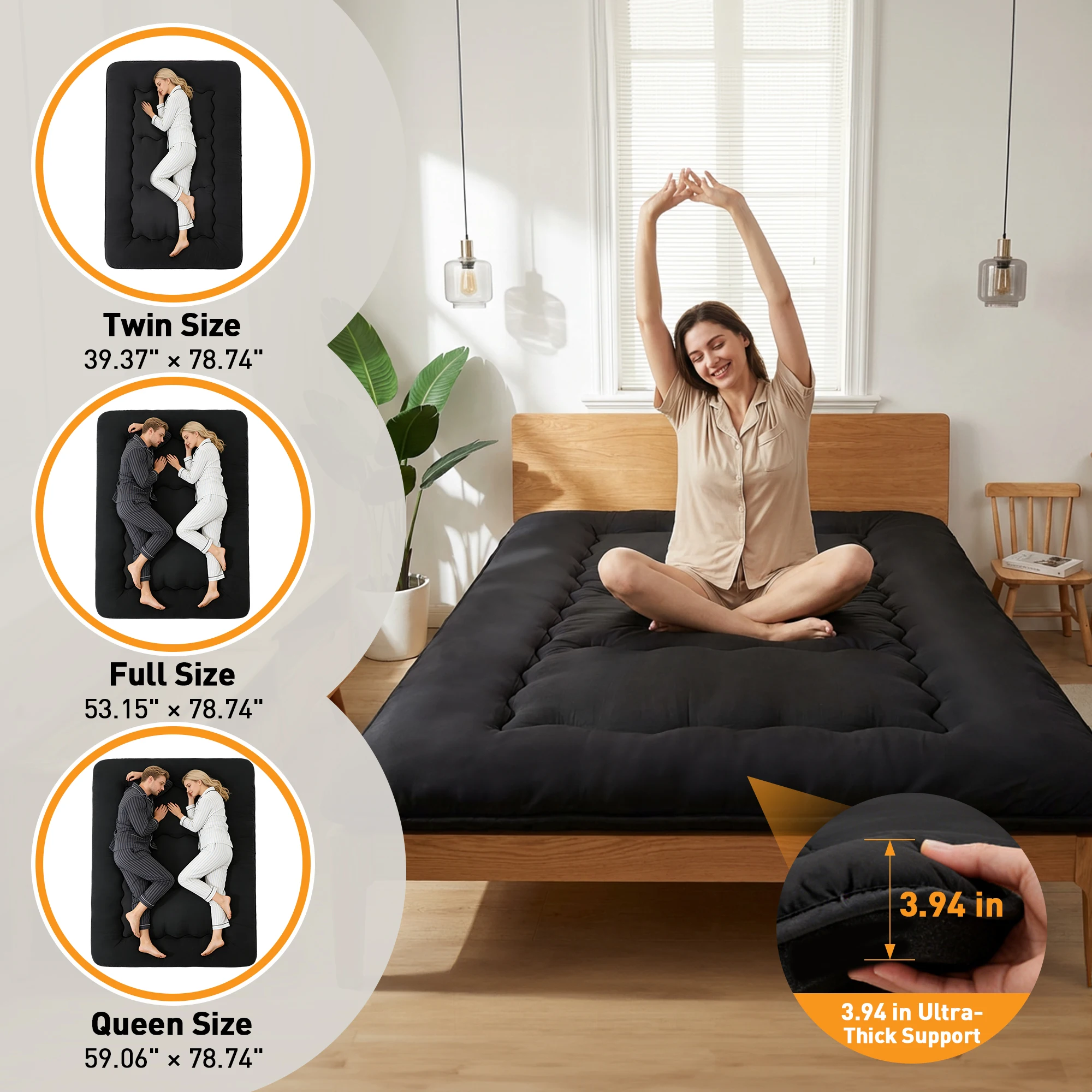 mattress in living space