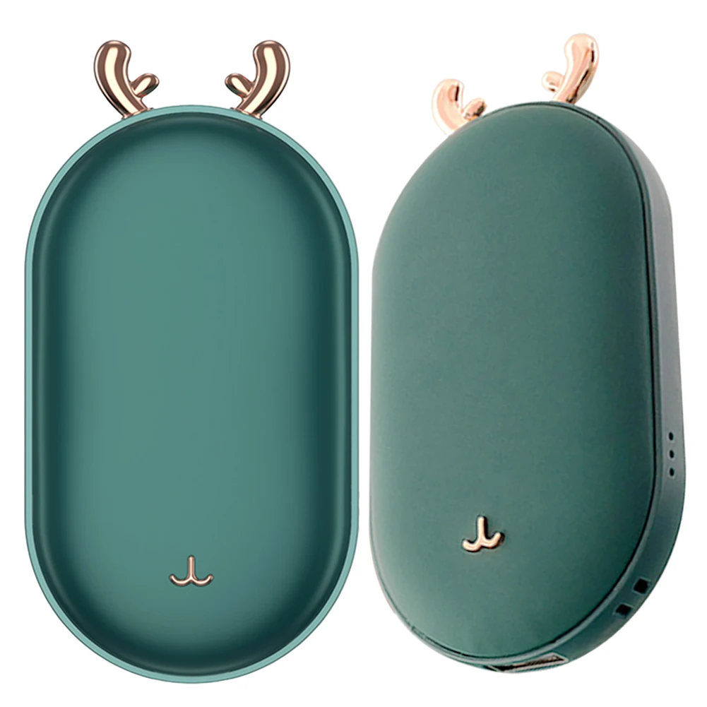 2 in 1 Electric Hand Warmer 5200mAh Power Bank Electric Pocket Heater Portable Hand Warmer Hunting Golf Camping Gear Warm Gifts