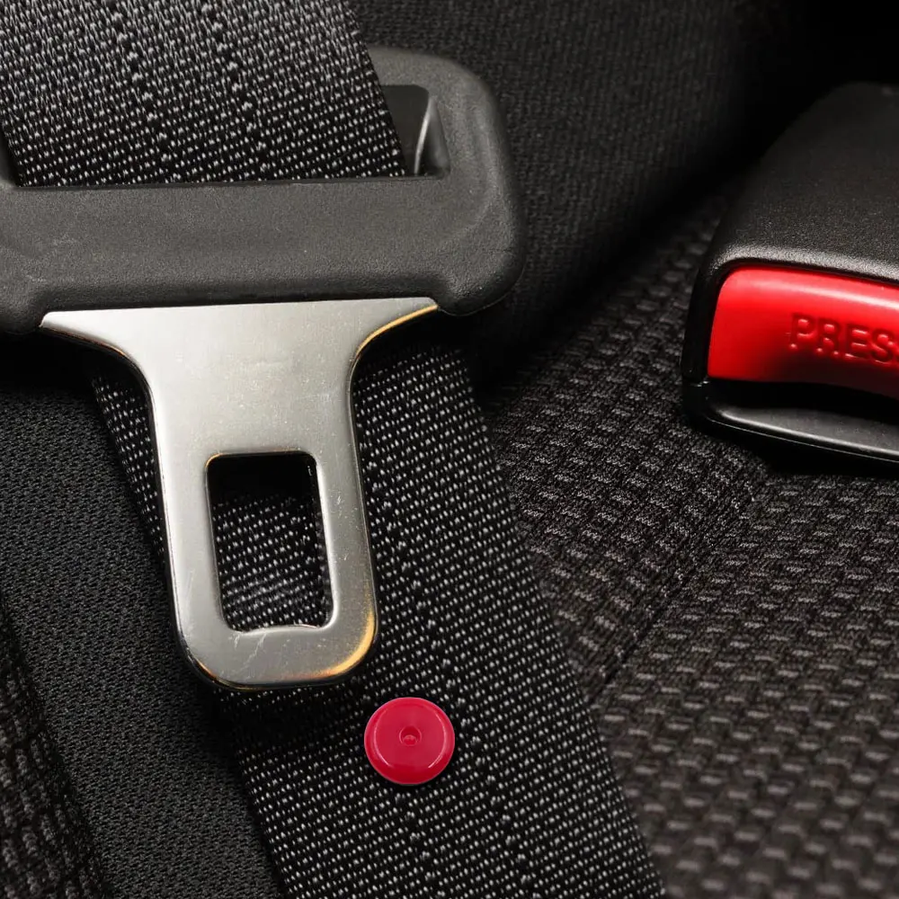 Universal Car Seat Belt Stopper Button Limit Safety Buckles Retainer 10Pcs Black Car Parts Fastener Auto Accessories Gadget seat belt stopper