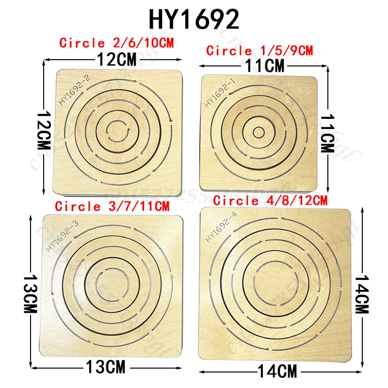 

Round Detachable Die Cutting Dies Wooden Dies Suitable for Common Die Cutting Machines on the Market